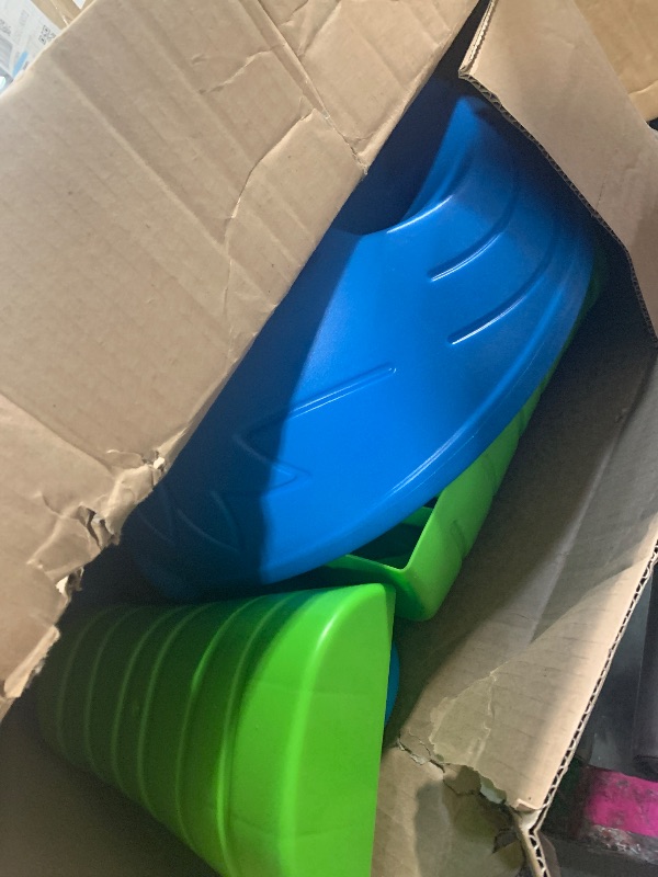 Photo 1 of **AS IS, FINAL SALE** Step2 Rain Showers Splash Pond Water Table, Kids Water and Sand Activity Sensory Playset, Summer Outdoor Toys, 13 Piece Water Toy Accessories, For Toddlers 1.5+ Years Old, Blue & Green