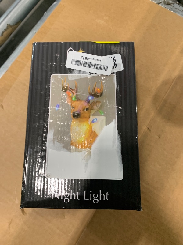 Photo 1 of Roman 8.75" Deer Bust with Lighted Antler Night Blinking