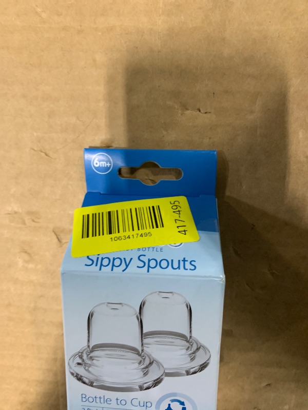 Photo 1 of (3 pack) Dr. Brown's Milestones Options+ Sippy Spouts, Narrow, Soft 100% Silicone, 6m+, BPA Free, 2 Pack