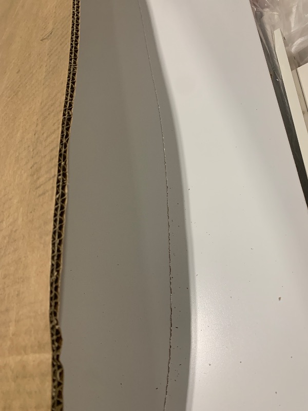 Photo 1 of ***BIG SCRATCH!!!VASAGLE Slim Storage Cabinet, Narrow Storage Organizer with Slide Out Drawers, Freestanding Toilet Paper Holder, Small Space Skinny Cabinet for Bathroom Kitchen Corner, Cloud White UBBC847P31