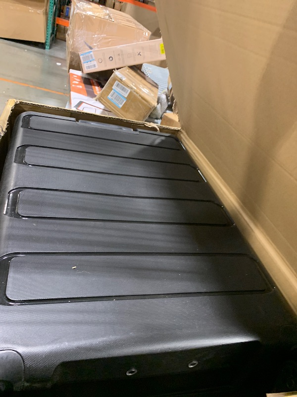 Photo 1 of (****HAS BEEN USED HAS LITTLE SCRATCHES!!!!!!!!!Traveler's Choice Pagosa Hardshell Expandable Luggage with Spinner Wheels, Black, 3-Piece Set (22/26/30)