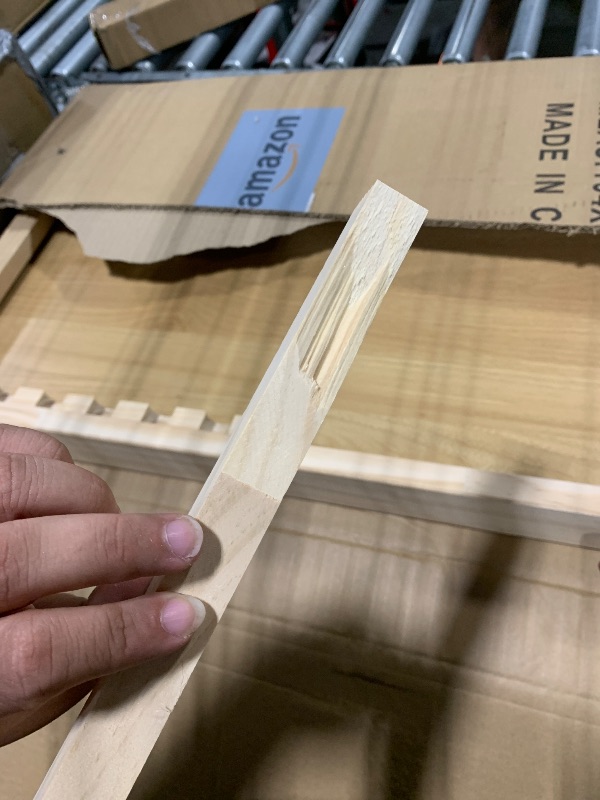 Photo 1 of ***MISSING LEGS AND HAS SPLIT WOOD !!!FINAL SALE USE FOR PARTS!!!!SweetBin Dog Ramp for High Bed - Car Ramp for Dog - Anti-Slip Carpet - 51" Long Adjustable 14"-28" Ramps for Small Large Dogs- Fold Portable Wooden Pet Ramps for Couch, Bed or car