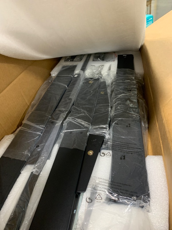 Photo 1 of **BENT !!!!!KLUVIS Grey Small Electric Standing Desk - 32 Inch Narrow Small Adjustable Stand Up Desk for Writing Study Work, Mini Sit to Stand Desks Workstation for Adult Boys Girls Bedroom Home Office