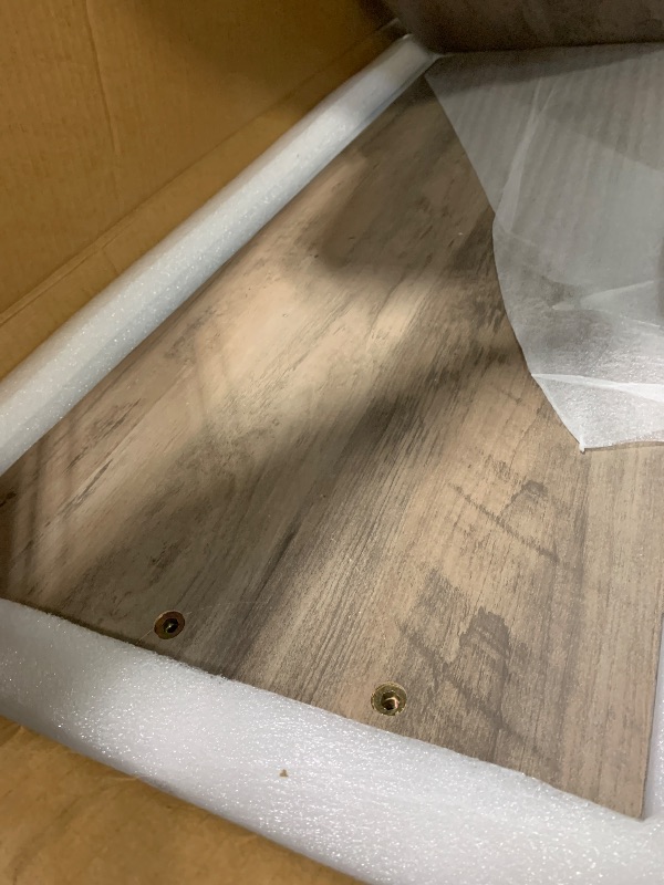 Photo 1 of **BENT !!!!!KLUVIS Grey Small Electric Standing Desk - 32 Inch Narrow Small Adjustable Stand Up Desk for Writing Study Work, Mini Sit to Stand Desks Workstation for Adult Boys Girls Bedroom Home Office