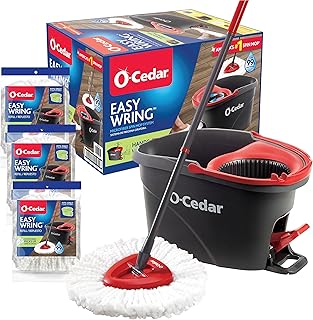 Photo 1 of *** MISSING MOP HEAD!!!DIRTY HAS BEEN USED
1111O-Cedar Easywring Microfiber Spin Mop & Bucket Floor Cleaning System + 3 Extra Refills (4 Refills Included)
