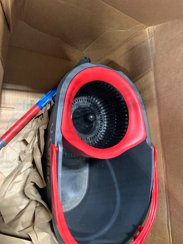 Photo 1 of *** MISSING MOP HEAD!!!DIRTY HAS BEEN USED
1111O-Cedar Easywring Microfiber Spin Mop & Bucket Floor Cleaning System + 3 Extra Refills (4 Refills Included)
