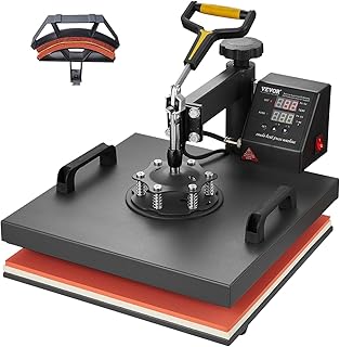 Photo 1 of ( MISSING PARTS )
VEVOR 2 in 1 Heat Press Machine for T Shirts and Hats, 15x15 Inch Professional Swing Away Digital Tshirt Press Machine for Sublimation, Vinyl, Heat Transfer Projects