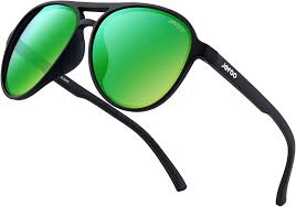 Photo 1 of *******SIMILAR***** Jefoo Polarized Aviator Sunglasses for Women Men Retro Trendy Sports Sunglasses for Outdoor UV400 Protection