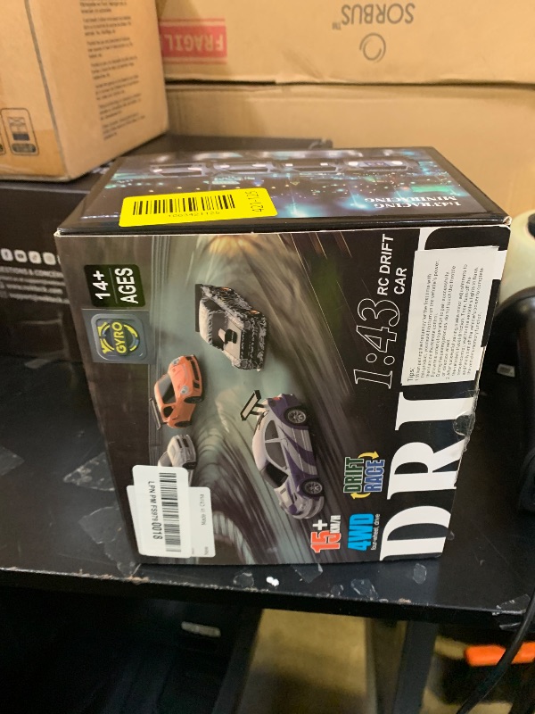 Photo 1 of RC Drift car, 1/43 Mini Rc Drift car with Gyroscope, 2.4GHz Full Proportional Remote control Cars, 4WD High Speed Racing with Lights, Racing Tires, Model Cars Gift for Adults, Kids, Boys, Girls