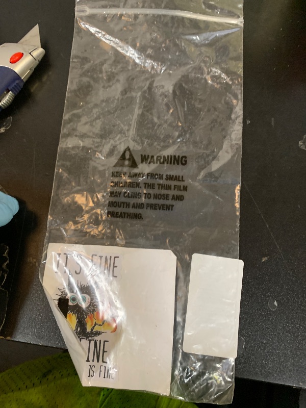 Photo 1 of 'It's Fine, I'm Fine, Everything is Fine' Sticker Set Embrace The Chaos:- Pack of 4 Bumper Decals by CNB Creations!