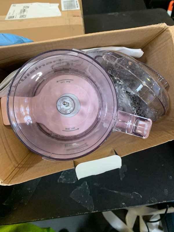 Photo 1 of **DAMAGED PARTS** Cuisinart Mini-Prep Plus Food Processor, 24-Ounce Mini Food Processor to Chop Herbs, Vegetables, and Hard Cheese, 24-Ounce Work Bowl, Reversible Stainless Steel Blade, DLC-2APK, Pink
