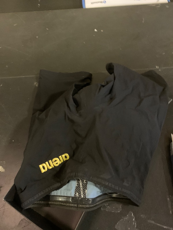 Photo 1 of ARENA Powerskin Carbon Air2 Men's Racing Jammer Athletic Tech Suit Competitive Racing Swimsuit Endurance Swimwear, Black/Black/Gold, US Size 28