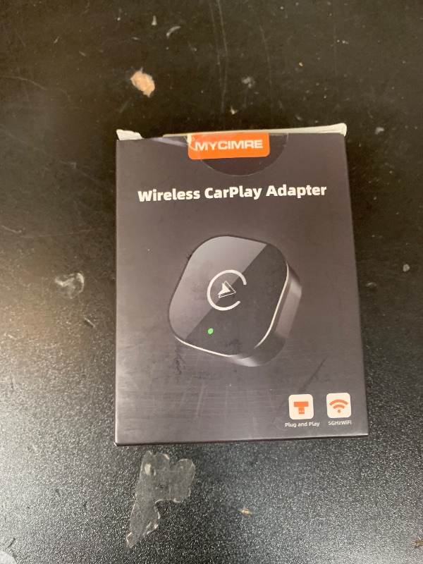 Photo 1 of ?2026 Upgarded?Wireless CarPlay Adapter for iPhone, Mini USB Design for Cars with Wired CarPlay, Fast Connection,5.8GHz WiFi,No Delay, Compatible with iOS 10+ & iPhone 6+, USB/Type C,Plug and Play