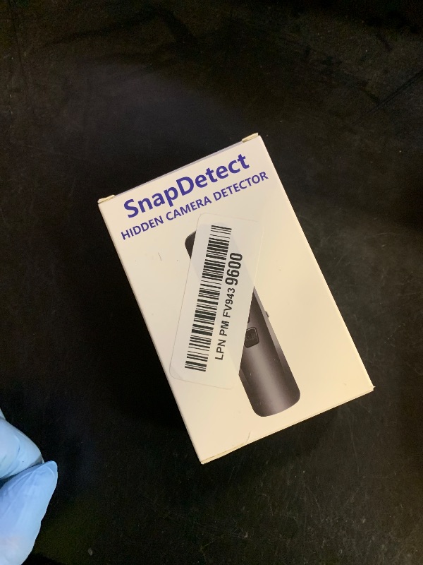 Photo 1 of SnapDetect Hidden Camera Detectors,GPS Tracker Detector,Camera Detector Spy Camera Finder,25H Working Time,Travel-Friendly Size S500 (Black)