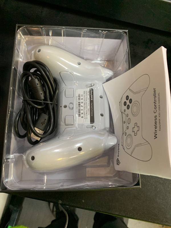 Photo 1 of EasySMX X20 Wireless Gaming Controller with RGB Backlit, 2-Stage Hall Effect Stick, 1000Hz Polling Rate, 6-Axis Gyro on Multi-Platform, Mech Buttons- Compatible with PC/Switch/Steam/Android
