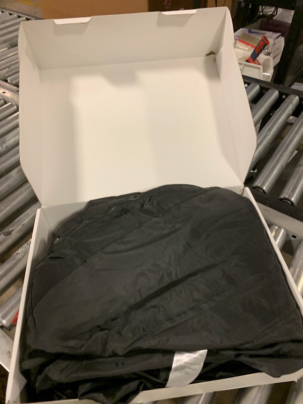 View 3 of IKAZZ Winter Coats For Women, Quilted Windproof Warm Puffer Long Jacket for Skiing Hiking, Rain Water-Resistant Thicken Zip Parka with Adjustable Hood Pockets, Perfect for Cold Weather, Black S