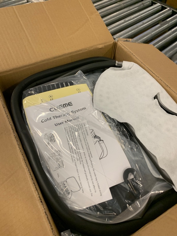 Photo 1 of CUEME Ice Machine for Knee After Surgery, Programmable Timer Cold Therapy Machine for Knee Replacement, Cryotherapy Pain Relief, w/Compression Pad, Ice Therapy Machine for Shoulder/Hip/Ankle/Foot