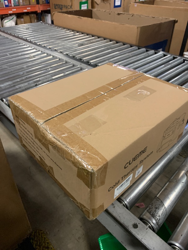 Photo 1 of CUEME Ice Machine for Knee After Surgery, Programmable Timer Cold Therapy Machine for Knee Replacement, Cryotherapy Pain Relief, w/Compression Pad, Ice Therapy Machine for Shoulder/Hip/Ankle/Foot