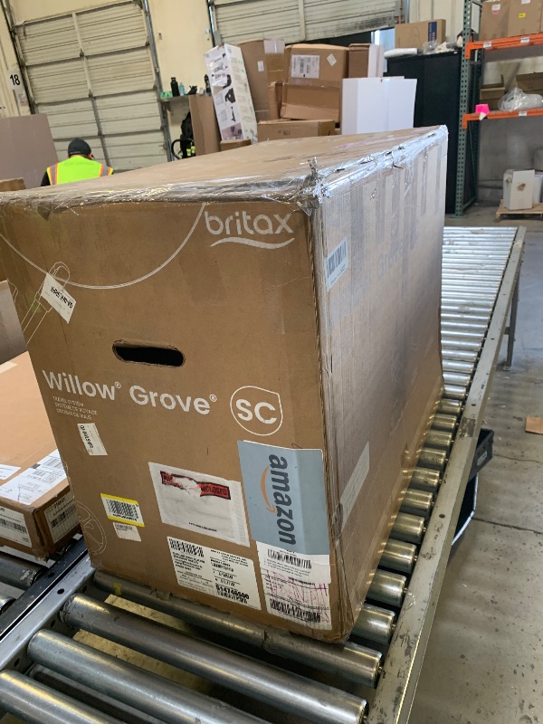 Photo 1 of Britax Willow Grove SC Travel System, Infant Car Seat Stroller Combo with Willow SC Infant Car Seat, Alpine Base, and Grove Stroller; ClickTight Technology, SafeWash & StayClean Fabrics — Pindot Onyx