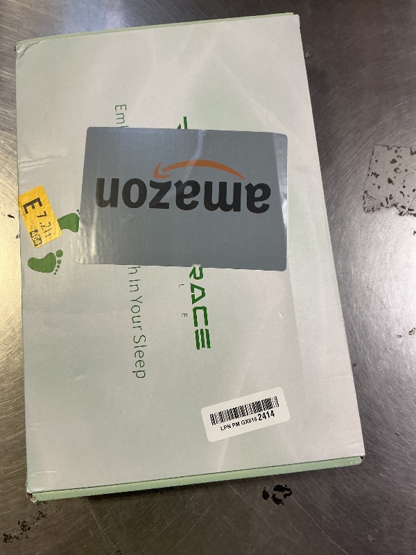 Photo 1 of Grounding Sheets King 15% Silver Fiber 85% Cotton with Outlet Tester, Grounded Sheet Kit Fitted Bed Sheet Earth Connected Bedding(White Little, King)