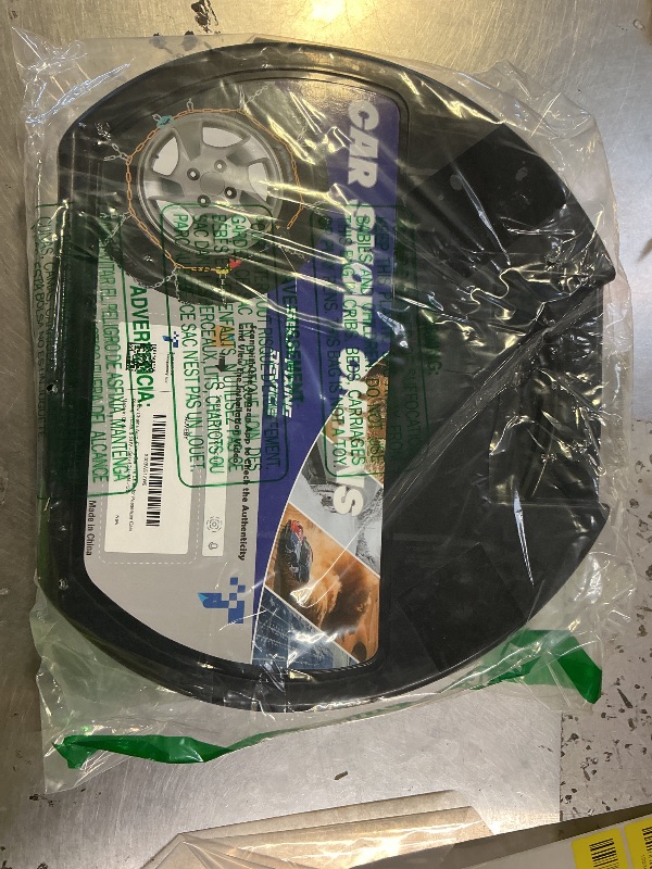 Photo 1 of Snow-Chains Auto Fixing 1 Min Quick Fit Easy Installation Tire-Chains, Portable Reusable Universal Emergency Tire Traction Chain for Passenger Car, Pickup Trucks and SUV - Set of 2 (HKN-120)