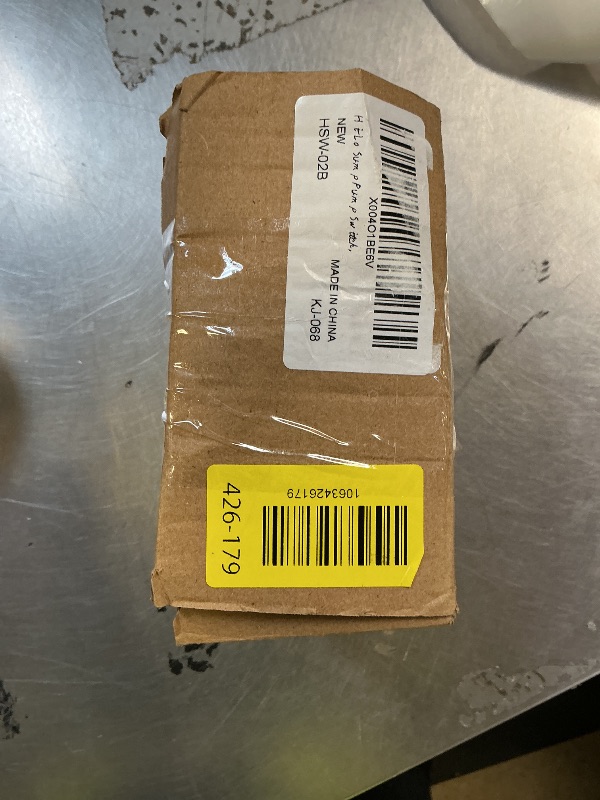 Photo 1 of Hi-Lo Sump Pump Switch, Ortis Electronic Adjustable Float Switch Controller with Dual Sensors, Strong Corrosion Resistance, Ideal for Sewage pits, Fish Tank, Water Tank, 220/110 VAC, Black