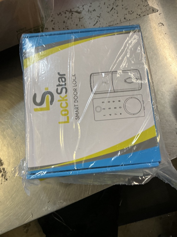 Photo 1 of LOCKSTAR® Smart Door Lock • Keyless Entry Deadbolt Door Lock • Multiple Entry Methods – APP • Fingerprint Touch ID • Keypad Code • Card FOB • Traditional Key • Smart Home Devices