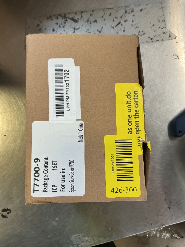 Photo 1 of T770 770 Ink Cartridges P700 Ink Cartridge 10-Colors Remanufactured T770020 T770120 T770220 T770320 T770420 T770520 T770620 T770720 T770820 T770920 Replacement for SureColor P700 SC-P700 Printer Ink