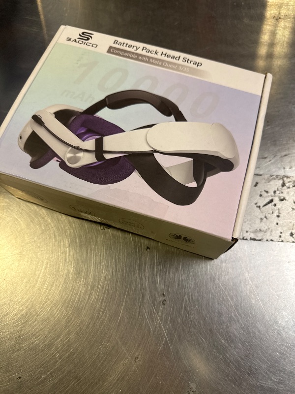 Photo 1 of 10000mAh Battery Head Strap for Meta Quest 3/3S - Elite Strap with Battery Pack Accessories Fast Charger to Extend Quest 3/3S 2-4H Playtime - VR Stocking Stuffers for Men - Mens Stocking Stuffers