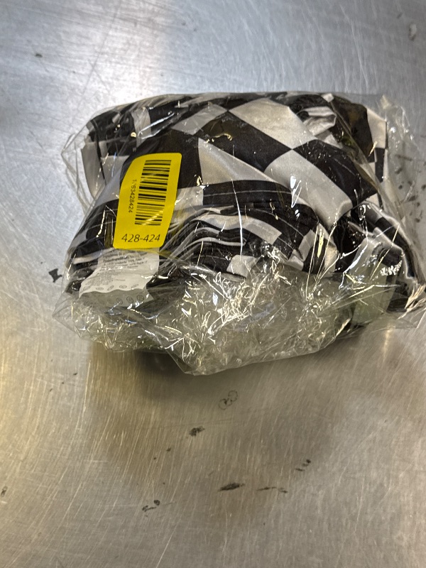 Photo 1 of 10 Pack Checkered Table Runner Polyester Table Decor Classic Black and White Checkerboard Table Runner for Indoor Outdoor Wedding, Birthday Parties, Fit Rectange and Round Table(12 x 72 Inch)