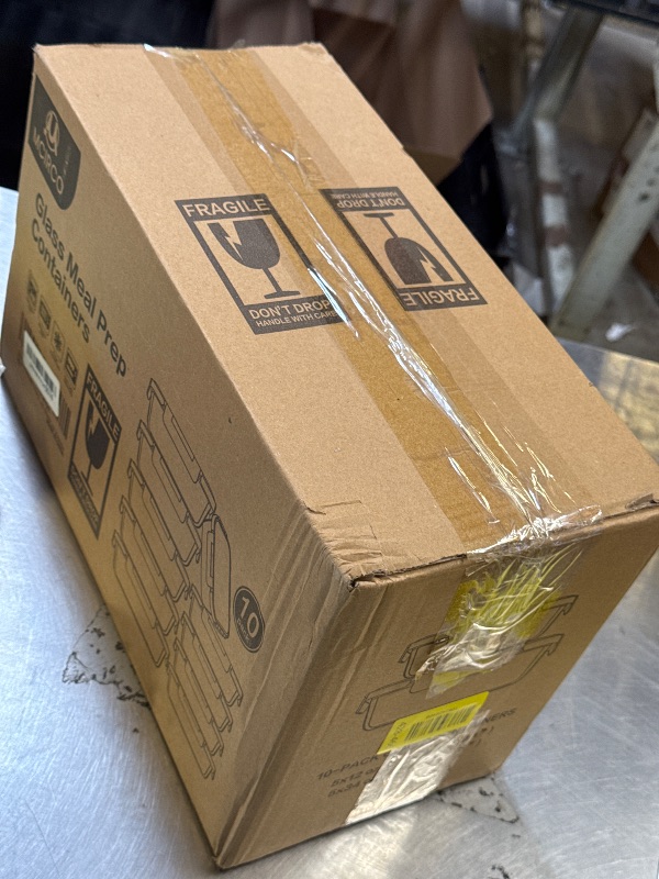 Photo 1 of [10-Pack] Glass Meal Prep Containers with Lids, MCIRCO Food Storage Containers with Snap Locking Lids, Airtight Lunch Containers, Microwave, Oven, Freezer and Dishwasher