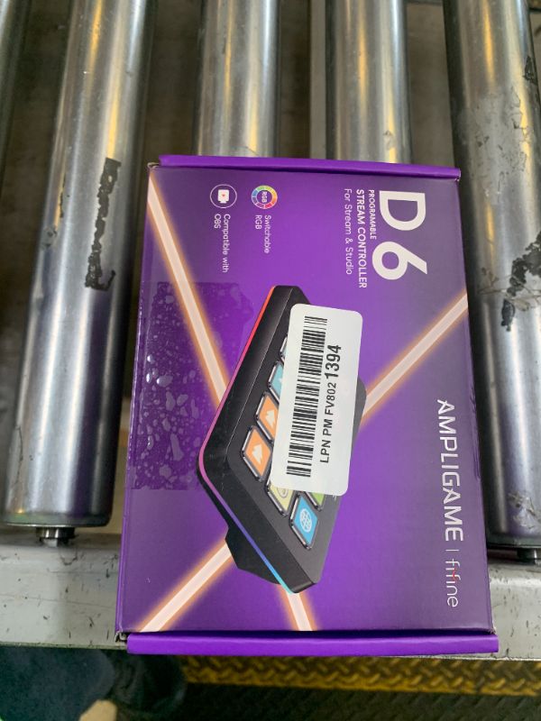 Photo 1 of FIFINE AmpliGame Stream Controller with 15 Macro Keys, Streaming Keyboard with Trigger Actions in OBS/Twitch/YouTube/Streamlabs, Shortcut Buttons Keypad Works with Mac and PC-D6