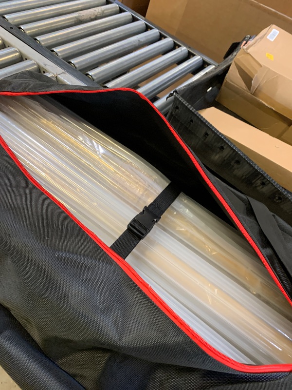 Photo 1 of EMART Backdrop Stand Heavy Duty 12ftx30ft, Adjustable Pipe and Drape Photo Background Support Kit, Metal Frame with Flat Base for Wedding Birthday Party Banquet Decorations-Gold