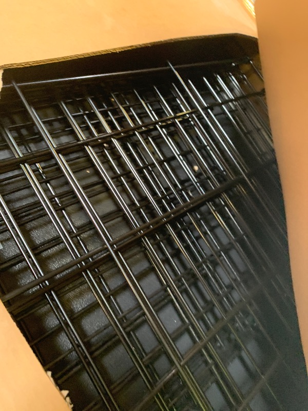 Photo 1 of MidWest Homes for Pets Solutions Series XXL Double Door 54-Inch Dog Crate for The Largest Breeds, Sturdy Drop Pin Assembly, Black E-Coated, SL54DD