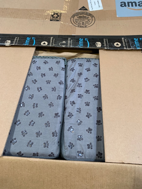 Photo 1 of LitaiL Dog Ramp for Stairs for Small & Senior Dogs and Cats, Non-Slip Foam Indoor Pet Ramp with Self-Sticky Pads, Dog Ramp for Stairs Inside House(Dark Gray, 6 Pack)