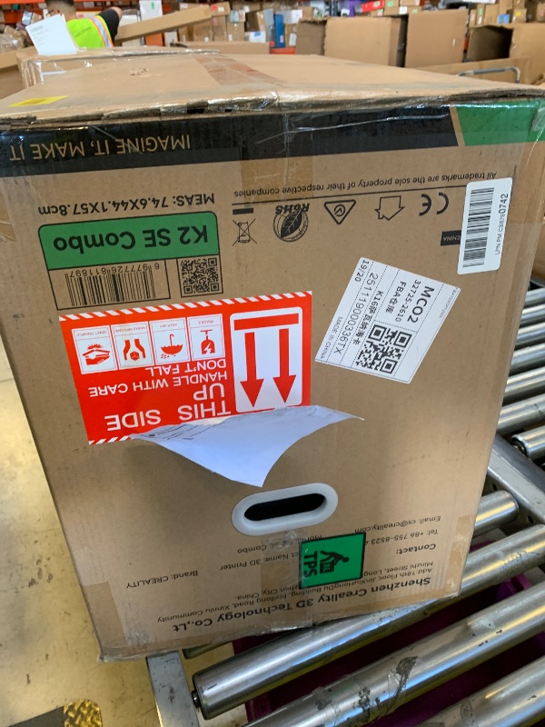 Photo 1 of Creality K2 SE Combo 3D Printer, Support Multicolor Printing with CFS, 500mm/s High-Speed Printing, Auto Leveling, Vibration Control, Compact Desktop Upgrate 3D Printer, Print Size 220x215x245mm