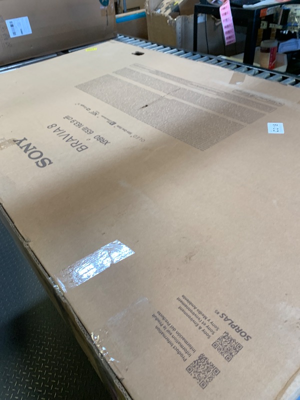 Photo 1 of Sony 65 Inch OLED 4K Ultra HD TV BRAVIA 8 Smart Google TV with Dolby Vision HDR and Exclusive Features for PlayStation 5 (K-65XR80)