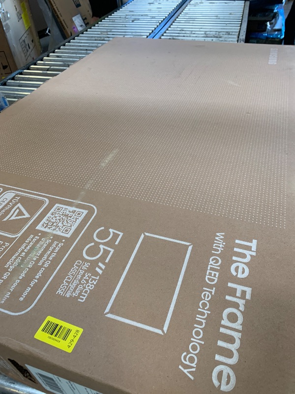 Photo 1 of Samsung 55-Inch Class The Frame LS03F 4K QLED Smart TV (2025 Model) Slim Fit Wall Mount, Modern Frame Design, NQ4 AI Gen2 Processor, Art Mode, Artful Picture Quality, Samsung Vision AI, Alexa Built-in