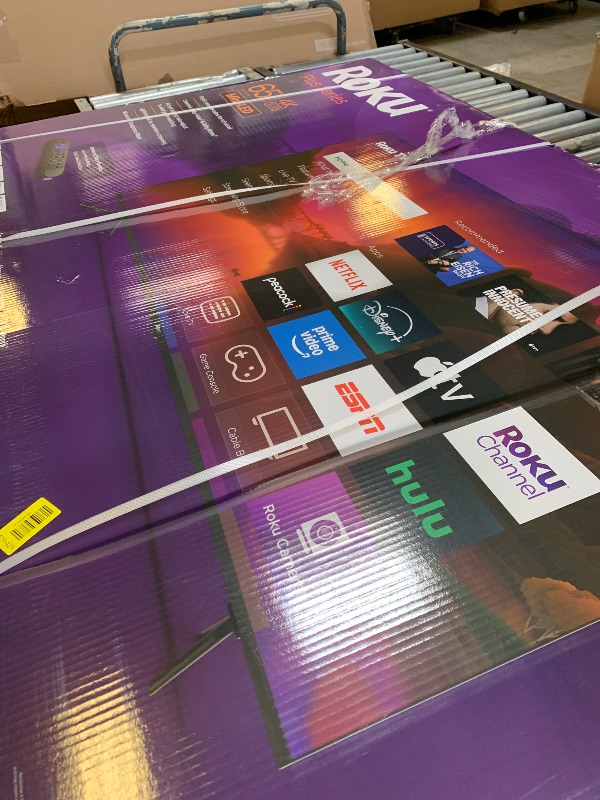 Photo 1 of Roku Smart TV – 65-Inch Plus Series, Mini-LED TV – RokuTV with Enhanced Voice Remote – Flat Screen 4K QLED Television with Dolby Vision & Wi-Fi for Streaming Live Local News, Sports