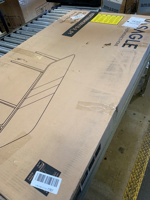 Photo 1 of VASAGLE MAEZO Collection - Extendable Dining Table for 4/6/8, Kitchen Table with Tapered Legs, Curved Transitions, for Dining Room, Kitchen, Home Office, Honey Brown UKDT090K01V1