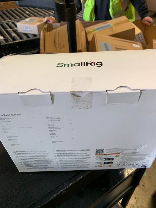 Photo 1 of SmallRig All-in-One Universal Quick Release Phone Video Rig Kit Pro, Phone Stabilizer Rig Kit with LED Light Microphone QR Tripod Dual Handles Power Bank Holder, for Creator & Live Streaming - 4704