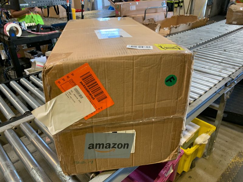 Photo 1 of Amazon Basics Gel Memory Foam Mattress, Firm, Cooling, Full Size Mattress, CertiPUR-US® Certified Foam, 75 x 54 x 12 inches, White/Gray