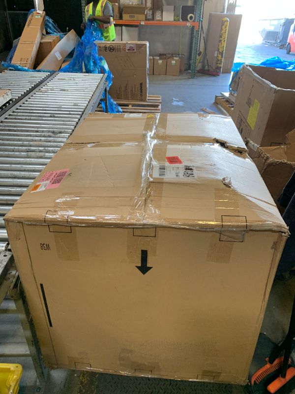 Photo 1 of Signature Design by Ashley Camera Time Classic Tufted Faux Leather Zero Wall Recliner, Gray