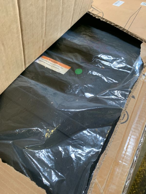 Photo 1 of **USED** Germinate 4 Seater Wagon Stroller, Large Quad Wagon for 2 3 4 Kids Baby Toddler Child with Seats, All Terrain, Triple Stroller, Adjustable Push/Pull Handles, Removable Canopy (Dark Grey)