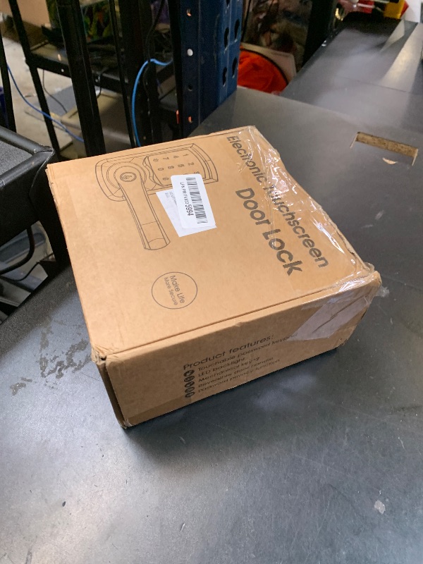 Photo 1 of HIDALIFE Keyless Entry Door Lock, Electronic Keypad Door-Lock with Handle, Touchscreen, Auto-Locking, Anti-peep Password, Easy to Install for Front Door, Home, Office, Satin Nickel