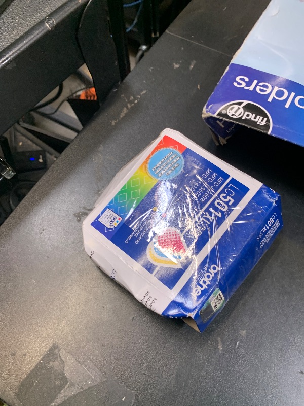 Photo 1 of Brother Genuine LC501XL3PK 3-Pack High Yield Cyan, Magenta, and Yellow Ink Cartridges (for use with Work Smart 1260, 1360, and 1410 Printers)