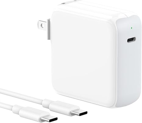 View 1 of
Charger for MacBook Air MacBook Pro 13 14 15 16 inch 2025 2024 2023 2022 2021 2020, M1 M2 M3 M4 Laptop 70W USB C Power Adapter, iPad, LED, 6.6FT USB-C Cable, Charging as Fast as Original Quality