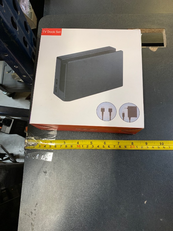 Photo 1 of **MISSING ADAPTER & HDMI CABLE**
Dock Station for Switch/Switch OLED, Replacement 3-in-1 TV Dock Set with Original IC Module, AC Charger & High-Speed HDMI Cable for 1080P HD Output & Console Charging?Not Compatible with Switch 2?
