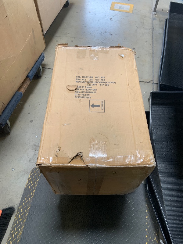 Photo 1 of Amazon Basics Fire Resistant Security Safe with Electronic Keypad, Anti-theft Protection for Important Documents and Valuables, 2.1 Cubic Feet, 16.93"W x 13.8"D x 25.98"H, Black