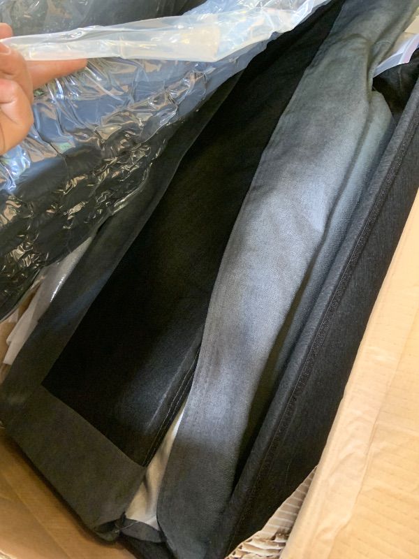 Photo 1 of Homall 3 Seat Couch L Shape Sofa with Side Storage Pockage, Sectional Couches with Reversible Ottoma, Upholstered Sofa for Living Room and Small Spaces (Linen Fabric, Graphite Grey)